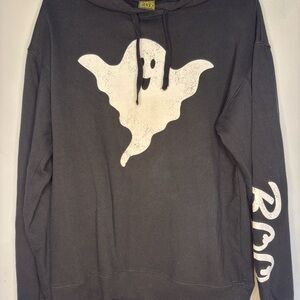 Modern Lux Black & White Ghost Sweatshirt Juniors Size Medium